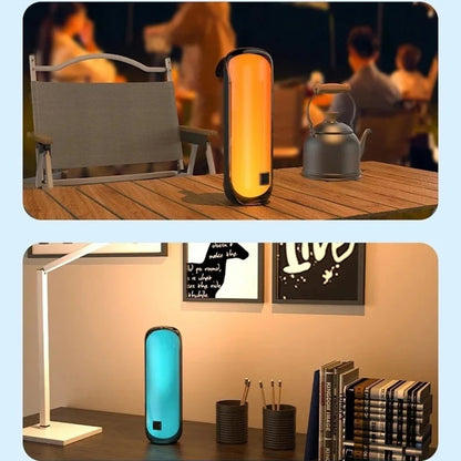 T&G TG-384 Mini Portable Bluetooth Speaker Support TF / U-disk / RGB Light(Blue) - Desktop Speaker by T&G | Online Shopping South Africa | PMC Jewellery | Buy Now Pay Later Mobicred