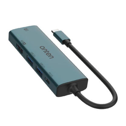 Onten UC126 5 in 1 USB-C / Type-C to Dual HDM I+ USB2.0 + PD3.0 Multi-function HUB Docking Station - USB HUB by Onten | Online Shopping South Africa | PMC Jewellery | Buy Now Pay Later Mobicred