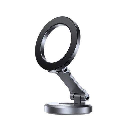 JOYROOM JR-ZS403 Metal Foldable Magnetic Car Phone Mount(Metal Grey) - Car Holders by JOYROOM | Online Shopping South Africa | PMC Jewellery | Buy Now Pay Later Mobicred