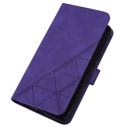 For Google Pixel 9 Pro Crossbody 3D Embossed Flip Leather Phone Case(Purple) - Google Cases by PMC Jewellery | Online Shopping South Africa | PMC Jewellery | Buy Now Pay Later Mobicred