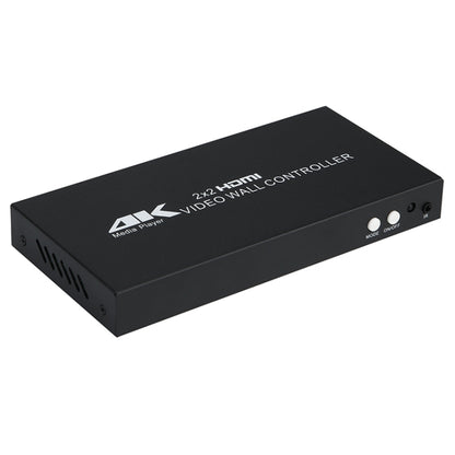 XP02 4K 2x2 HDMI Video Wall Controller Multi-screen Splicing Processor, Style:Ordinary(UK Plug) - Splitter by PMC Jewellery | Online Shopping South Africa | PMC Jewellery | Buy Now Pay Later Mobicred