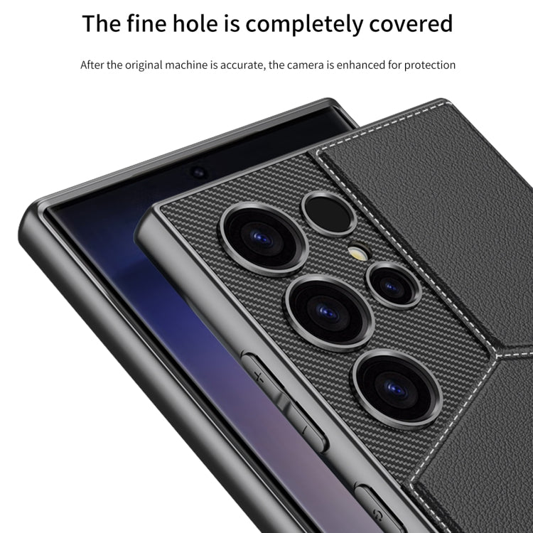 For Samsung Galaxy S23 Ultra 5G GKK Rotor Bracket Recessed Card Bag Full Coverage Phone Case(Purple) - Galaxy S23 Ultra 5G Cases by GKK | Online Shopping South Africa | PMC Jewellery | Buy Now Pay Later Mobicred