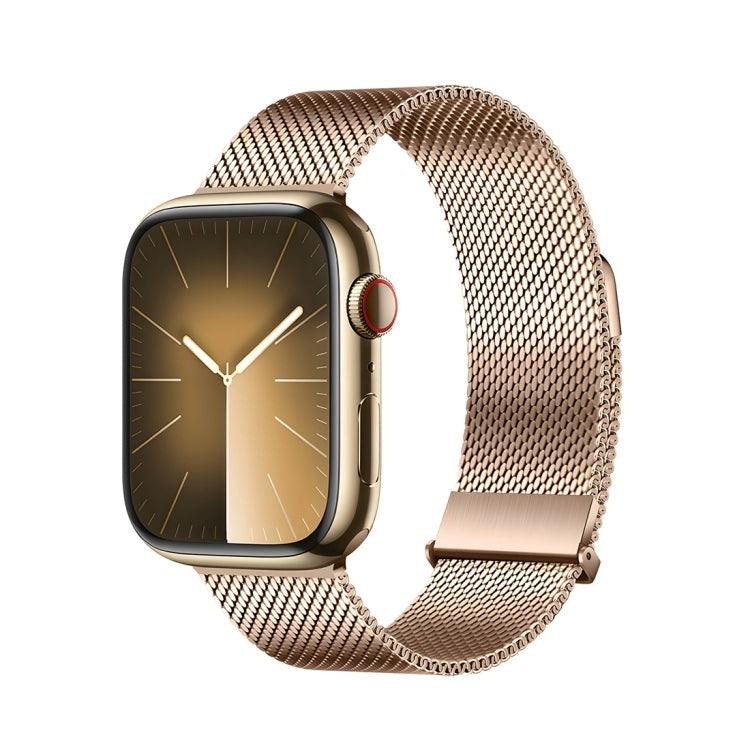 For Apple Watch SE 2023 44mm DUX DUCIS Milanese Pro Series Stainless Steel Watch Band(Gold) - Watch Bands by DUX DUCIS | Online Shopping South Africa | PMC Jewellery