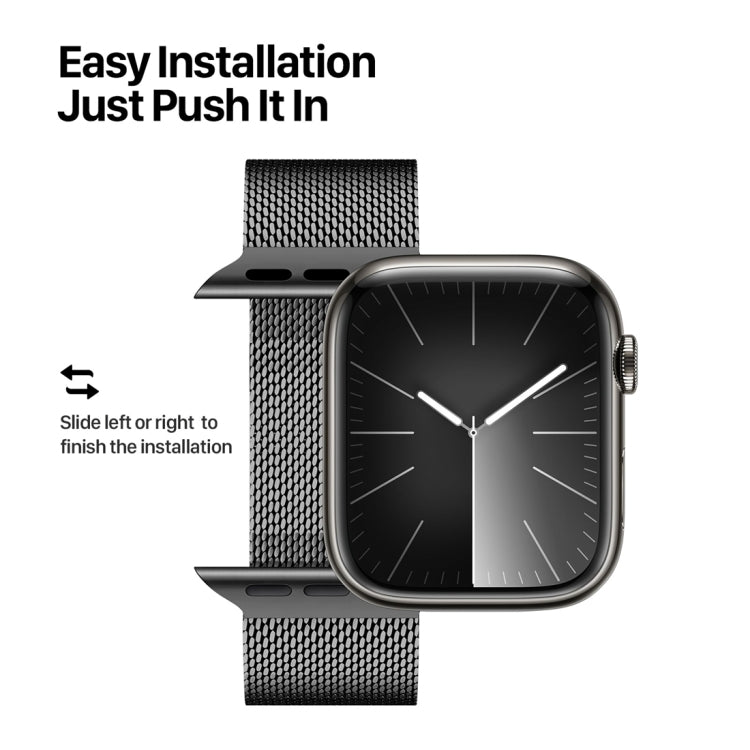 For Apple Watch Ultra 2 49mm DUX DUCIS Milanese Pro Series Stainless Steel Watch Band(Black) - Watch Bands by DUX DUCIS | Online Shopping South Africa | PMC Jewellery