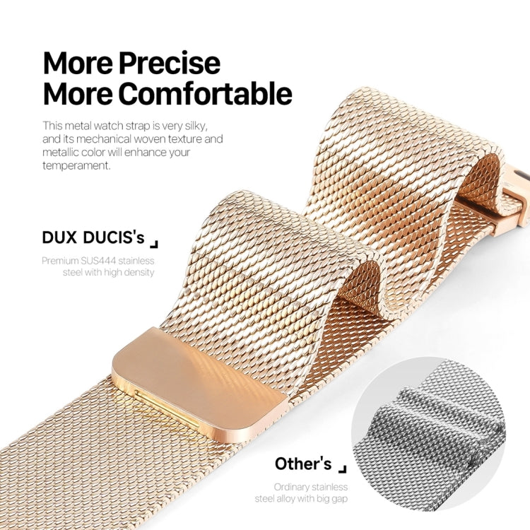 For Apple Watch Ultra 2 49mm DUX DUCIS Milanese Pro Series Stainless Steel Watch Band(Gold) - Watch Bands by DUX DUCIS | Online Shopping South Africa | PMC Jewellery