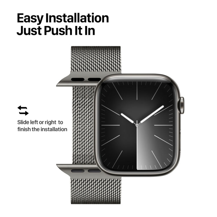 For Apple Watch Ultra 2 49mm DUX DUCIS Milanese Pro Series Stainless Steel Watch Band(Graphite) - Watch Bands by DUX DUCIS | Online Shopping South Africa | PMC Jewellery