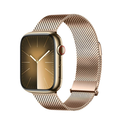 For Apple Watch SE 44mm DUX DUCIS Milanese Pro Series Stainless Steel Watch Band(Gold) - Watch Bands by DUX DUCIS | Online Shopping South Africa | PMC Jewellery