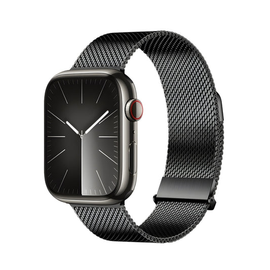 For Apple Watch Series 6 40mm DUX DUCIS Milanese Pro Series Stainless Steel Watch Band(Black) - Watch Bands by DUX DUCIS | Online Shopping South Africa | PMC Jewellery