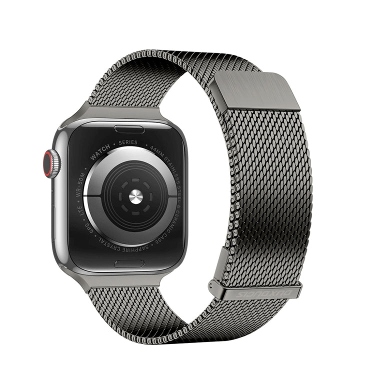 For Apple Watch Series 6 40mm DUX DUCIS Milanese Pro Series Stainless Steel Watch Band(Graphite) - Watch Bands by DUX DUCIS | Online Shopping South Africa | PMC Jewellery