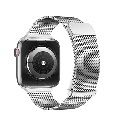 For Apple Watch Series 6 44mm DUX DUCIS Milanese Pro Series Stainless Steel Watch Band(Silver) - Watch Bands by DUX DUCIS | Online Shopping South Africa | PMC Jewellery