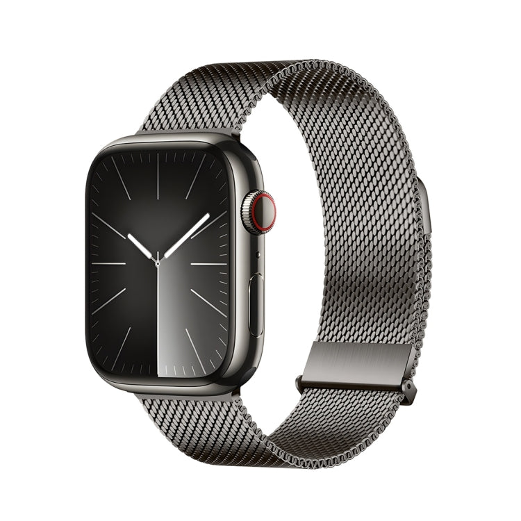 For Apple Watch Series 4 44mm DUX DUCIS Milanese Pro Series Stainless Steel Watch Band(Graphite) - Watch Bands by DUX DUCIS | Online Shopping South Africa | PMC Jewellery