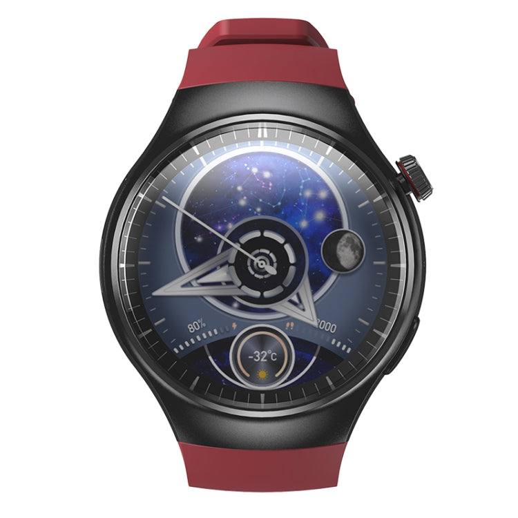 LEMFO DM80 1.43 inch AMOLED Round Screen Smart Watch Android 8.1, Specification:2GB+16GB(Red) - Android Watch by LEMFO | Online Shopping South Africa | PMC Jewellery
