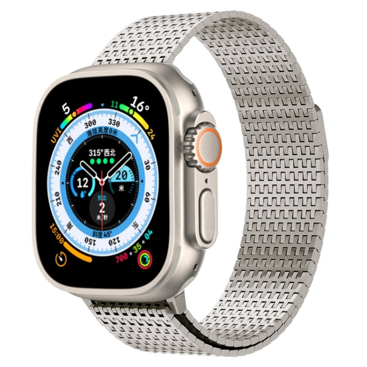 For Apple Watch Series 5 40mm Milanese Loop Magnetic Clasp Stainless Steel Watch Band(Titanium Gold) - Watch Bands by PMC Jewellery | Online Shopping South Africa | PMC Jewellery