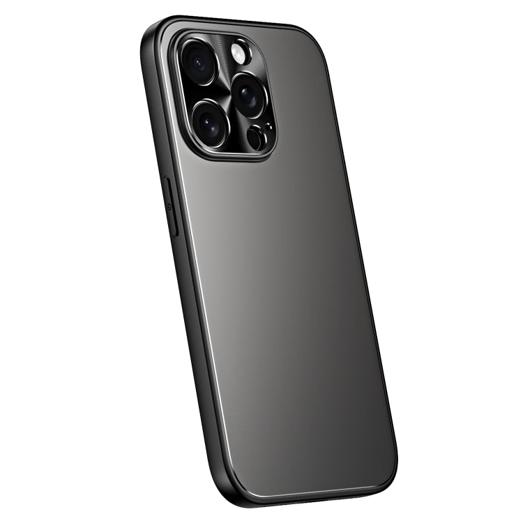 For iPhone 13 Pro R-JUST RJ-61 Electroplating Frosted TPU + PC Phone Case(Grey) - iPhone 13 Pro Cases by R-JUST | Online Shopping South Africa | PMC TechLife