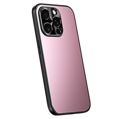 For iPhone 13 Pro R-JUST RJ-61 Electroplating Frosted TPU + PC Phone Case(Pink) - iPhone 13 Pro Cases by R-JUST | Online Shopping South Africa | PMC Jewellery
