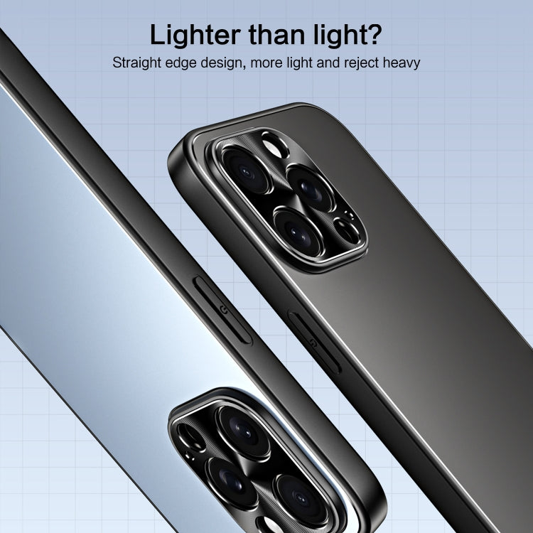For iPhone 15 Plus R-JUST RJ-61 Electroplating Frosted TPU + PC Phone Case(Blue) - iPhone 15 Plus Cases by R-JUST | Online Shopping South Africa | PMC TechLife | Buy Now Pay Later Mobicred
