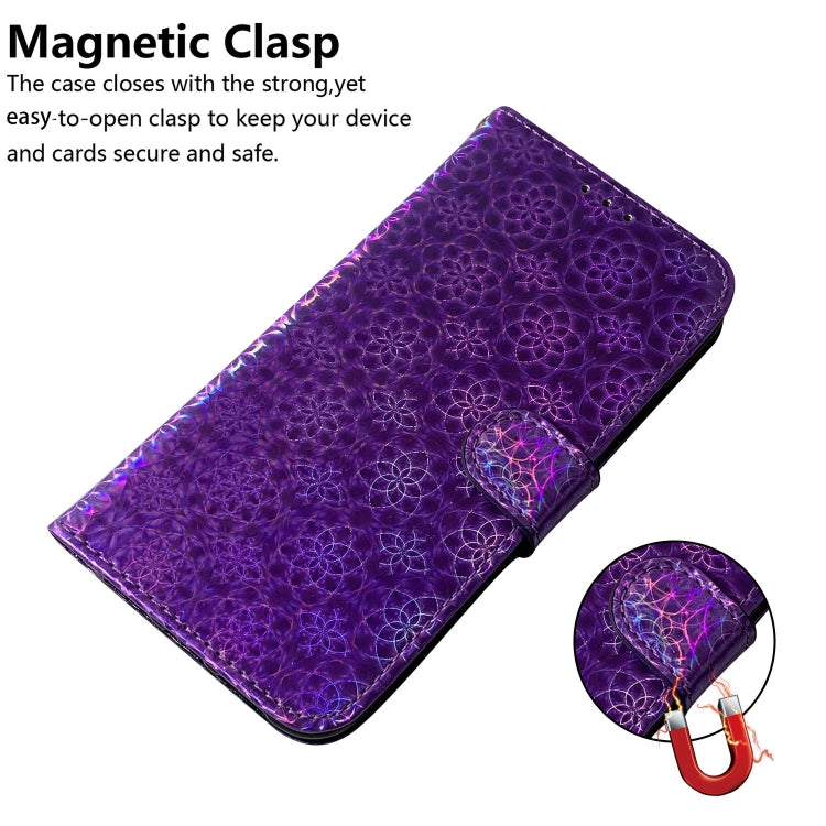 For Google Pixel 9 Pro Colorful Magnetic Buckle Leather Phone Case(Purple) - Google Cases by PMC Jewellery | Online Shopping South Africa | PMC Jewellery | Buy Now Pay Later Mobicred