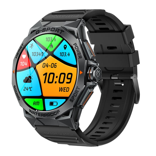 LEMFO K62 1.43 inch AMOLED Round Screen Smart Watch Supports Bluetooth Calls(Black) - Smart Watches by LEMFO | Online Shopping South Africa | PMC Jewellery