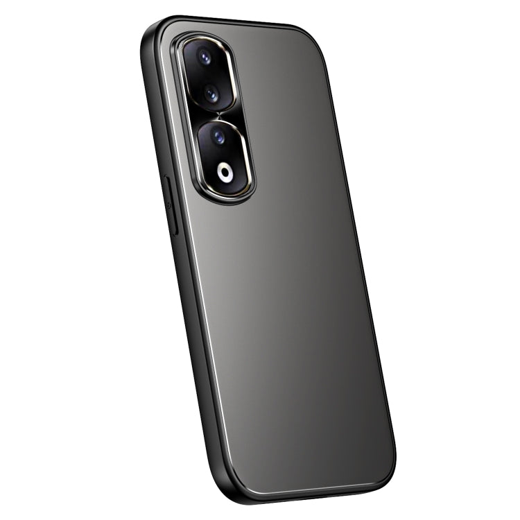 For Honor 90 Pro R-JUST RJ-61 Electroplating Frosted TPU + PC Phone Case(Grey) - Honor Cases by R-JUST | Online Shopping South Africa | PMC Jewellery
