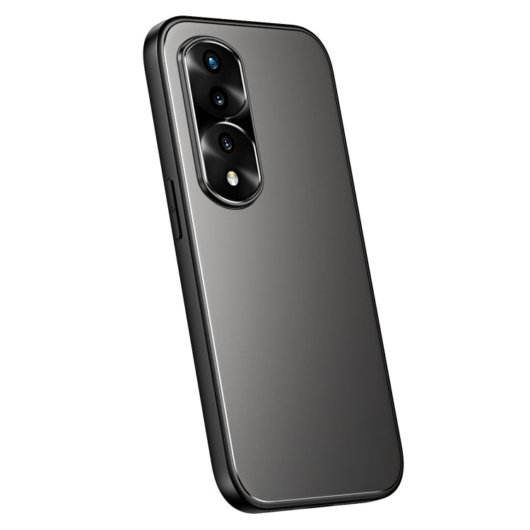 For Honor 70 Pro R-JUST RJ-61 Electroplating Frosted TPU + PC Phone Case(Grey) - Honor Cases by R-JUST | Online Shopping South Africa | PMC Jewellery