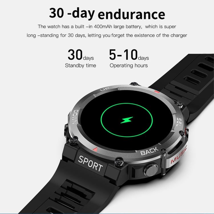 LEMFO LF33 1.39 inch TFT Round Screen Smart Watch Supports Bluetooth Calls(Black) - free shipping - PMC TechLife - Order now!