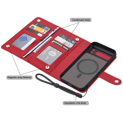 For Google Pixel 8 Pro ViLi GHA Series Shockproof MagSafe RFID Leather Attraction Horizontal Flip Phone Case(Red) - Google Cases by ViLi | Online Shopping South Africa | PMC Jewellery | Buy Now Pay Later Mobicred