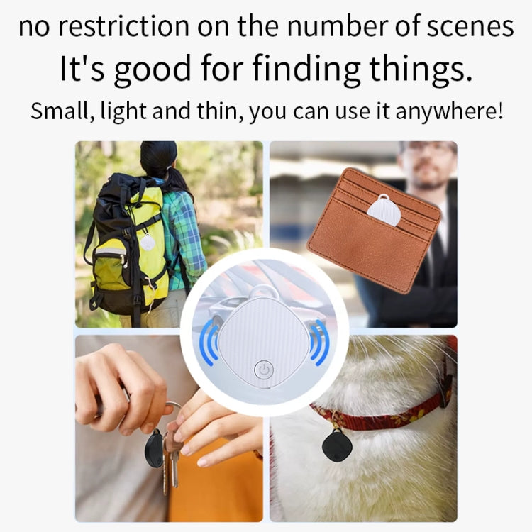 Global Positioning Pet Key Anti-Lost Device Smart Bluetooth GPS Locator(Black) - Personal Tracker by PMC TechLife | Online Shopping South Africa | PMC TechLife | Buy Now Pay Later Mobicred