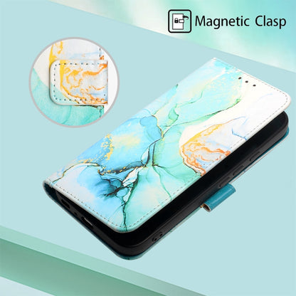 For Google Pixel 9 Pro PT003 Marble Pattern Flip Leather Phone Case(Green) - Google Cases by PMC Jewellery | Online Shopping South Africa | PMC Jewellery | Buy Now Pay Later Mobicred