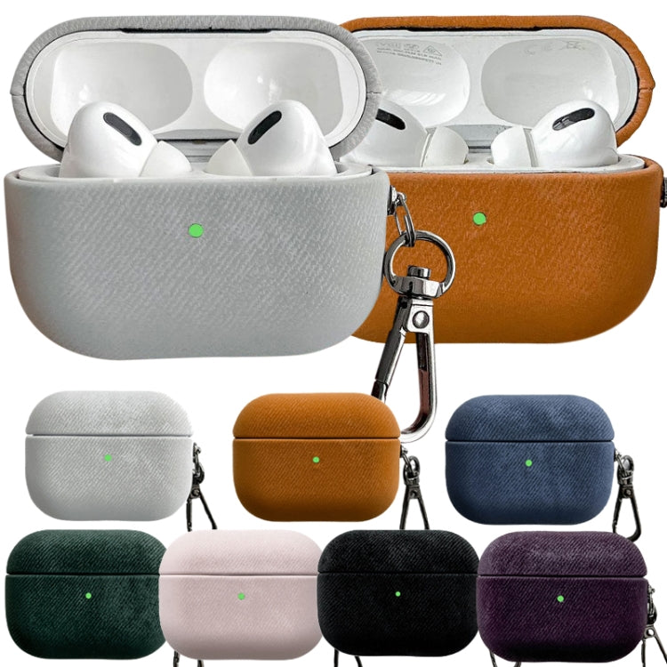 For AirPods Pro Suede Earphone Protective Case(Green) - For AirPods Pro by PMC Jewellery | Online Shopping South Africa | PMC Jewellery | Buy Now Pay Later Mobicred