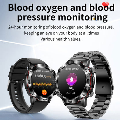 ET482 1.43 inch AMOLED Screen Sports Smart Watch Support Bluethooth Call /  ECG Function(Black Silicone Band) - Smart Watches by PMC Jewellery | Online Shopping South Africa | PMC Jewellery