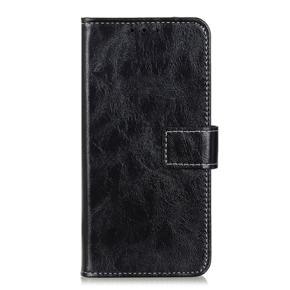 For Google Pixel 9 Retro Crazy Horse Texture Flip Leather Phone Case(Black) - Google Cases by PMC Jewellery | Online Shopping South Africa | PMC Jewellery | Buy Now Pay Later Mobicred