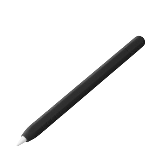 For Apple Pencil (USB-C) Solid Color Silicone Protective Case(Black) - Pencil Accessories by PMC Jewellery | Online Shopping South Africa | PMC Jewellery | Buy Now Pay Later Mobicred