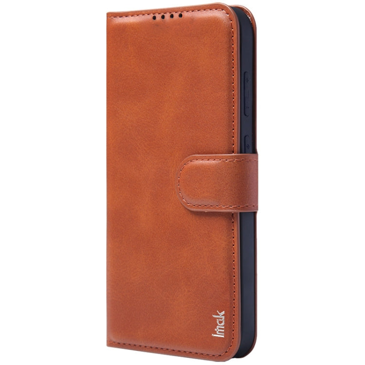 For Samsung Galaxy S24+ 5G IMAK Count Series Flip Leather Phone Case(Brown) - Galaxy S24+ 5G Cases by imak | Online Shopping South Africa | PMC Jewellery | Buy Now Pay Later Mobicred