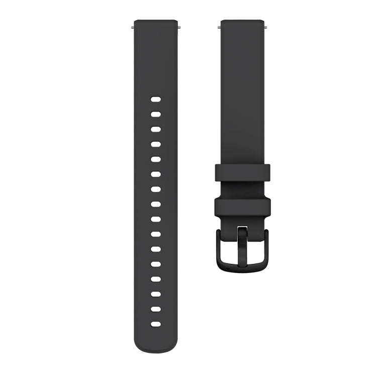 For Garmin Lily 2 Silicone Watch Band Wristband(Black) - Watch Bands by PMC Jewellery | Online Shopping South Africa | PMC Jewellery