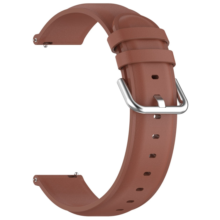 For CMF Watch Pro D395 22mm Round Tail Genuine Leather Watch Band(Brown) - Watch Bands by PMC Jewellery | Online Shopping South Africa | PMC Jewellery