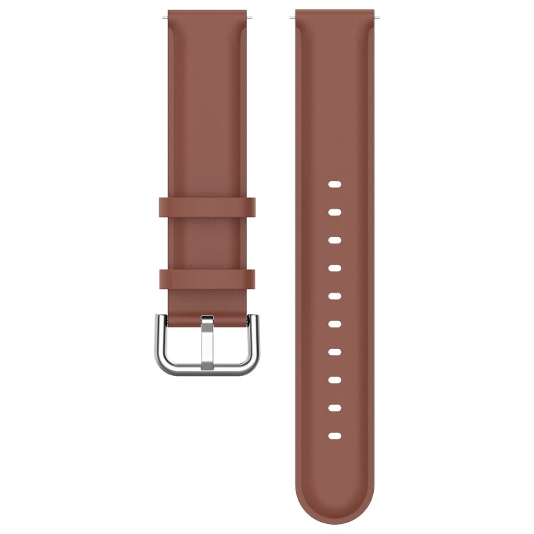 For CMF Watch Pro D395 22mm Round Tail Genuine Leather Watch Band(Brown) - Watch Bands by PMC Jewellery | Online Shopping South Africa | PMC Jewellery