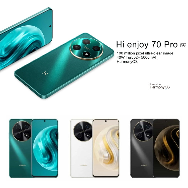 Hi Enjoy 70 Pro 5G, 8GB+128GB, Side Fingerprint Identification, 6.7 inch HarmonyOS 4.0 Dimensity 700 Octa Core 2.2GHz, Network: 5G, OTG, Not Support Google Play(Black) - Huawei Mate & P by Huawei | Online Shopping South Africa | PMC Jewellery | Buy Now Pay Later Mobicred