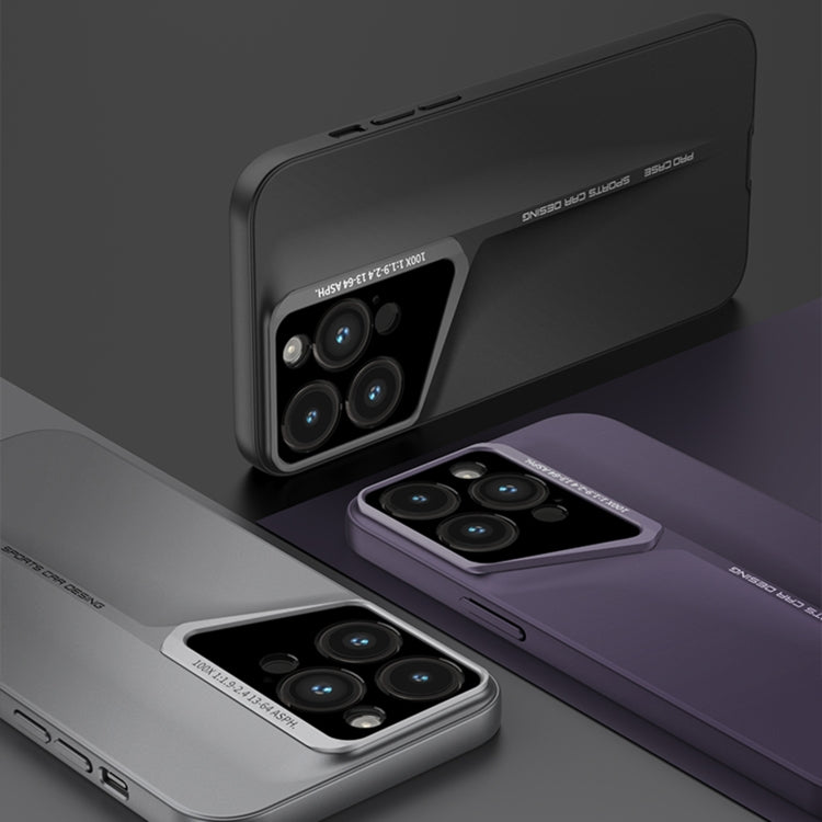 For iPhone 15 GKK Blade Ultra-thin Full Coverage Phone Case(Purple) - iPhone 15 Cases by GKK | Online Shopping South Africa | PMC Jewellery | Buy Now Pay Later Mobicred