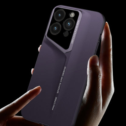 For iPhone 15 GKK Blade Ultra-thin Full Coverage Phone Case(Purple) - iPhone 15 Cases by GKK | Online Shopping South Africa | PMC Jewellery | Buy Now Pay Later Mobicred