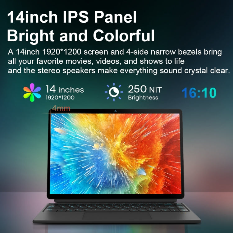 Ninkear T40 14 inch 2 in 1 Laptop, 16GB+512GB, Windows 11 Intel Alder Lake N100 Quad Core(US Plug) - Others by PMC Jewellery | Online Shopping South Africa | PMC Jewellery