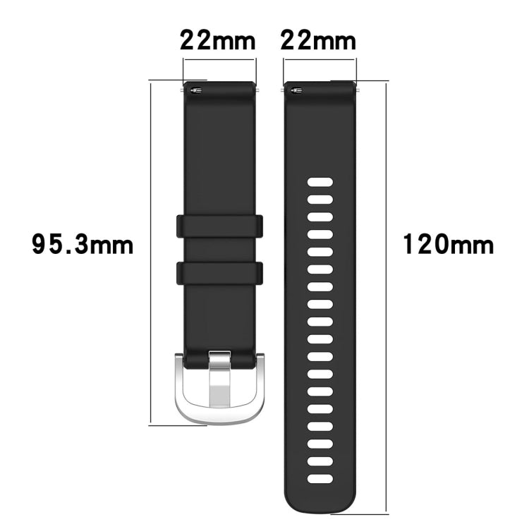 For Xiaomi Watch 2 Liquid Glossy Silver Buckle Silicone Watch Band(Orange) - Watch Bands by PMC TechLife | Online Shopping South Africa | PMC TechLife