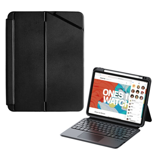 For iPad Pro 12.9 ZGA K01 Wireless Bluetooth Magnetic Keyboard Tablet Leather Case(Black) - For iPad Pro by ZGA | Online Shopping South Africa | PMC Jewellery