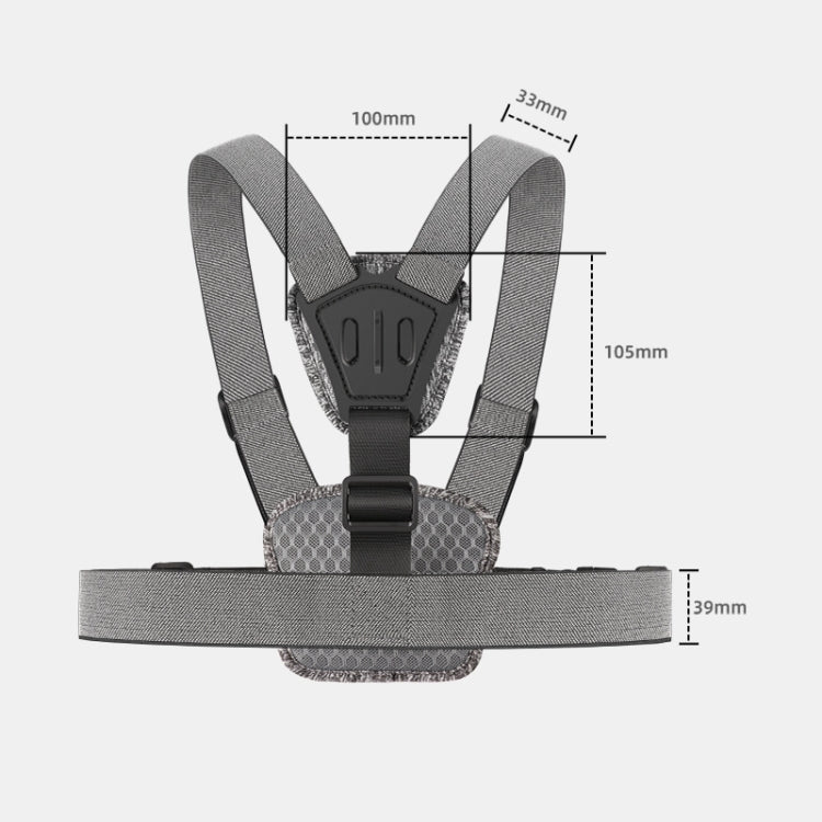 6 in 1 360 Phone Clamp Adjustable Body Mount Belt Chest Strap with Mount & Screw(Grey) - free shipping - PMC TechLife - Order now!