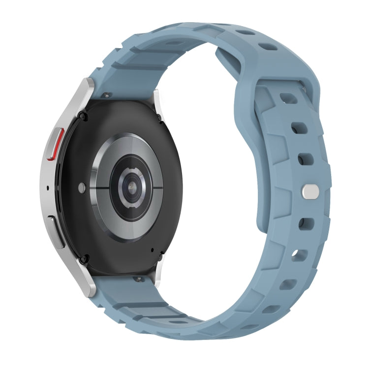 20mm Armor Silicone Watch Band(Rock Blue) - 20mm Bands by PMC TechLife | Online Shopping South Africa | PMC TechLife