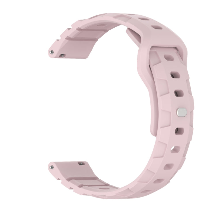 22mm Armor Silicone Watch Band(Pink) - 22mm Bands by PMC TechLife | Online Shopping South Africa | PMC TechLife