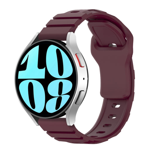 22mm Armor Silicone Watch Band(Wine Red) - 22mm Bands by PMC Jewellery | Online Shopping South Africa | PMC Jewellery