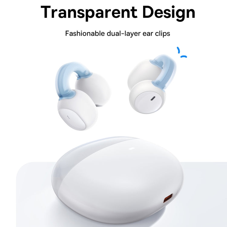 Baseus AirGo 1 Ring Open-Ear TWS Earbuds(Stellar White) - Bluetooth Earphone by Baseus | Online Shopping South Africa | PMC Jewellery