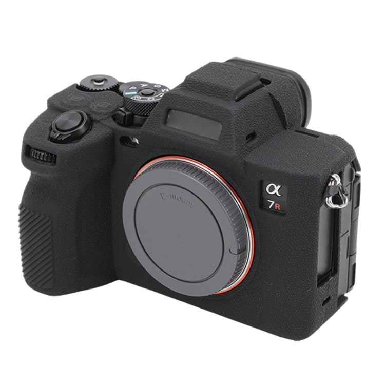 For Sony ILCE7RM5 / A7R5 Litchi Texture Soft Silicone Protective Case(Black) - free shipping - PMC TechLife - Order now!
