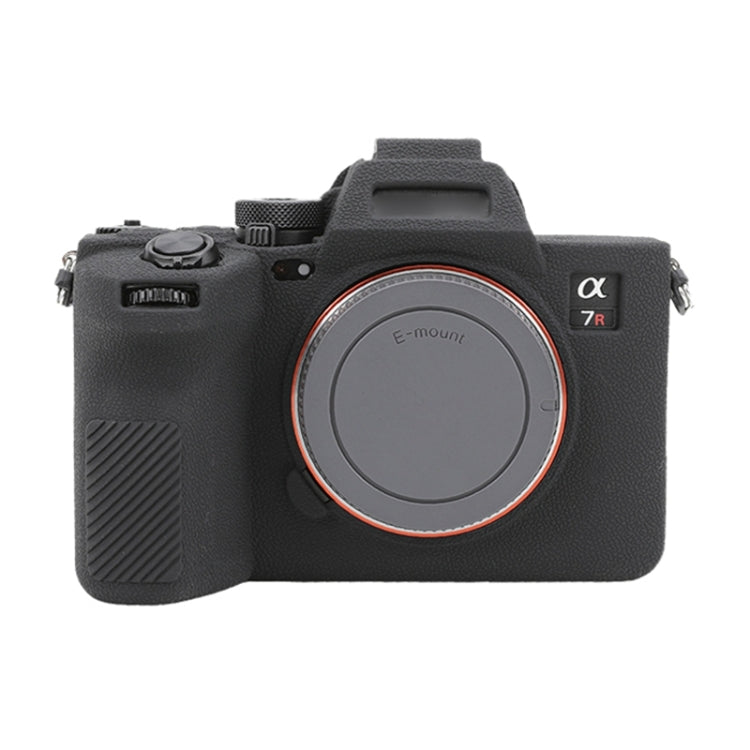 For Sony ILCE7RM5 / A7R5 Litchi Texture Soft Silicone Protective Case(Black) - free shipping - PMC TechLife - Order now!