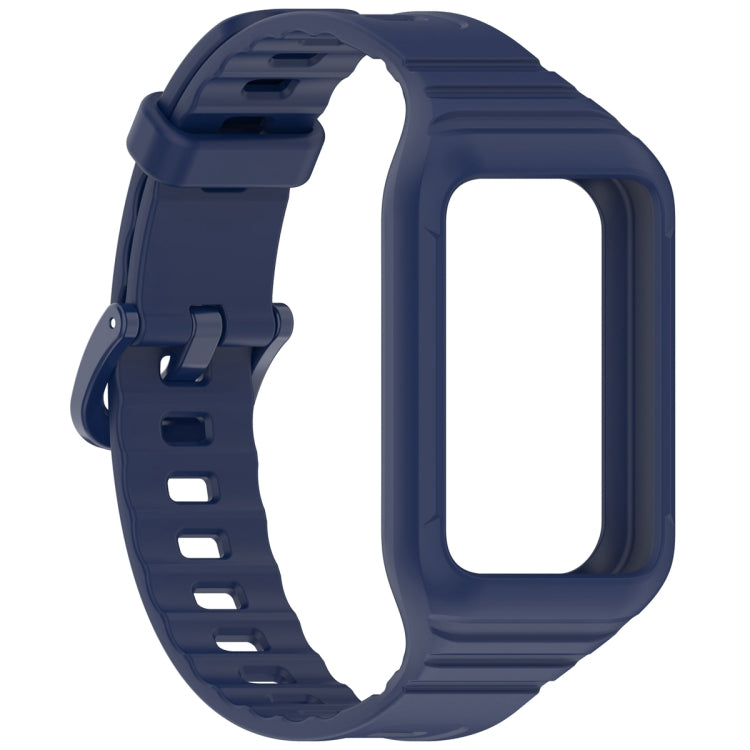 For Honor Band 9 Armor Integrated Silicone Watch Band(Midnight Blue) - Watch Bands by PMC Jewellery | Online Shopping South Africa | PMC Jewellery